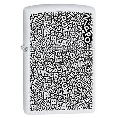 Запальничка Zippo 214 PF20 ZL Scattered Letters 49213