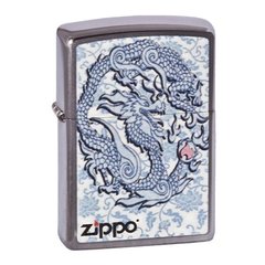 Запальничка Zippo 200 Dragon Reg Brush Chrome 200.593