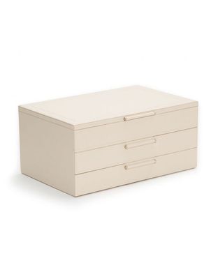 Скринька для зберігання прикрас WOLF Sophia Jewelry Box with Drawers Ivory