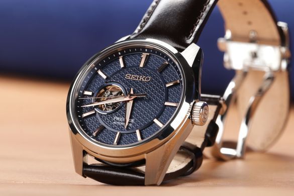SEIKO Presage Sharp Edged Open Heart SPB311J1