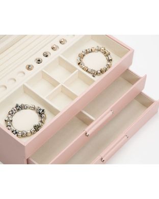 Скринька для зберігання прикрас WOLF Sophia Jewelry Box with Drawers Rose