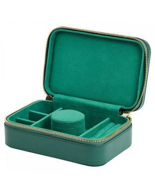 Футляр для прикрас WOLF Sophia Travel Zip Case Forest Green