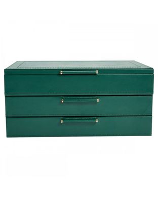 Скринька для зберігання прикрас WOLF Sophia Jewelry Box with Drawers Forest Green