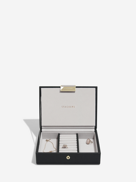 Шкатулка для украшений Stackers Black & Champagne Gold 75466