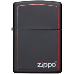 Зажигалка Zippo 218 ZB Black Matte with Zippo Logo