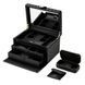 Скринька для зберігання прикрас WOLF Lauren Medium Jewelry Box Black