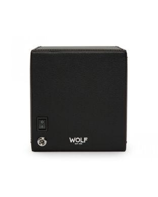 Скринька WOLF Cub Winder w/ Cover Black для підзаводу годинника