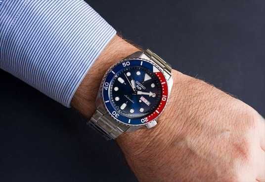 Часы SEIKO Seiko 5 Sports Pepsi SRPD53K1 купить по цене 16 100 грн