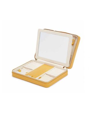 Футляр для зберігання прикрас WOLF Maria Large Zip Jewelry Case Mustard