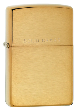 Зажигалка Zippo 204 BR Fin Solid Brass