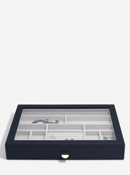Шкатулка для украшений Stackers Navy Pebble 75900