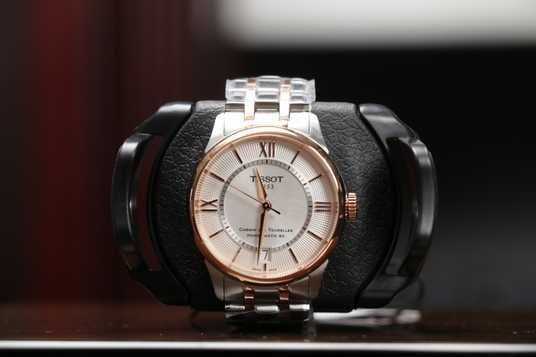 Montre Tissot Chemin Des Tourelles - Réf. T0994072203802 - Automatique - Boîtier Acier Plaqué Or Rose - Neuf étiqueté