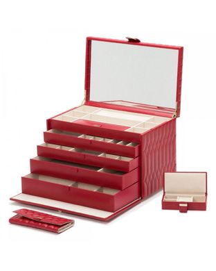 Скринька для зберігання прикрас WOLF Caroline XL Box Red