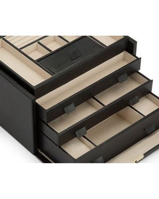 Скринька для зберігання прикрас WOLF Palermo Large Box Black Anthracite