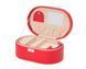 Органайзер для украшений WOLF Heritage Oval Jewelry Box Red