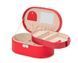Органайзер для украшений WOLF Heritage Oval Jewelry Box Red