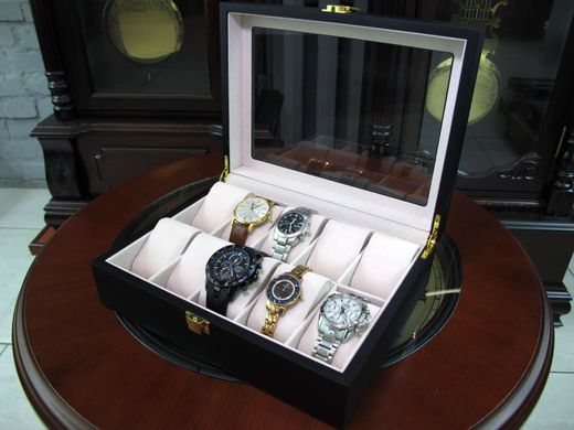 Скринька для зберігання годинників Craft 10WB.MAT.BL