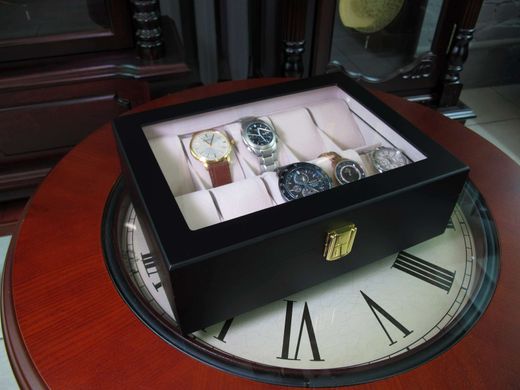 Скринька для зберігання годинників Craft 10WB.MAT.BL