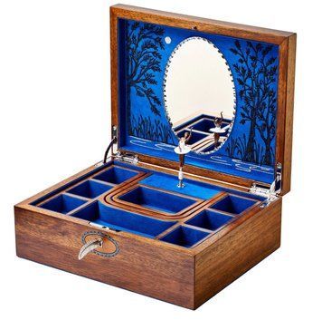 Музична шкатулка WOLF Ballet Musical Jewellery Box Swan Lake