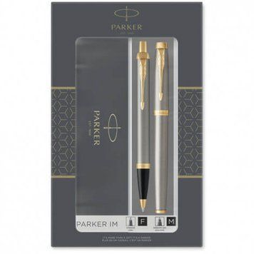 Набор Parker IM 17 Brushed Metal GT RB+BP DUOSETS 22 292b19