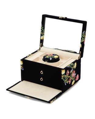 Шкатулка для хранения украшений WOLF Zoe Medium Jewelry Box Indigo
