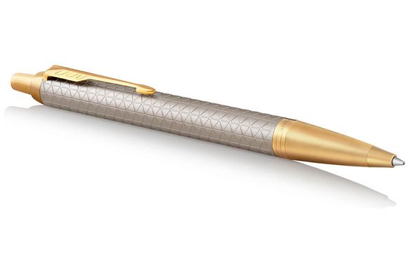 Ручка PARKER IM 17 Premium Warm Silver GT BP 24 132