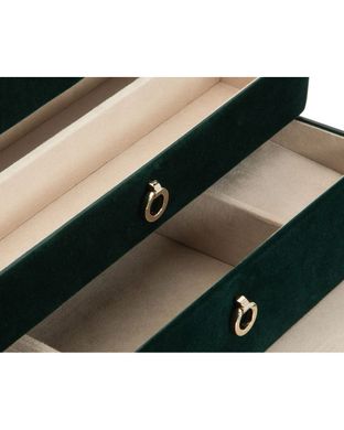 Скринька для зберігання прикрас WOLF Zoe Medium Jewelry Box Forest Green