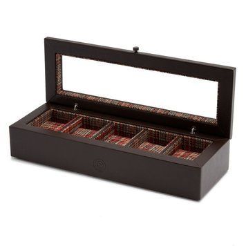 Шкатулка для хранения часов WOLF WM Brown 5 Piece Watch Box Brown
