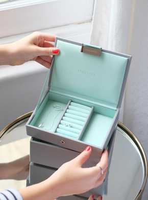 Шкатулка для украшений Stackers Grey Mint 73664