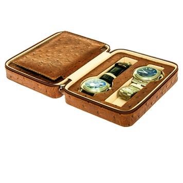 Шкатулка для зберігання годинників Salvadore 4W-OSBR/PU