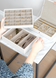 Шкатулка для украшений Stackers White & Rose Gold 73709