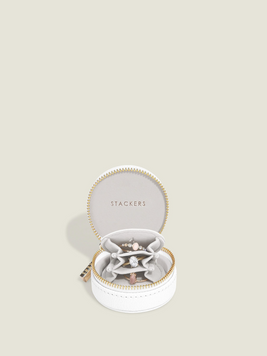 Органайзер для украшений Stackers White Pebble & Champagne Gold, 6,5*6*3,5 см, 76201