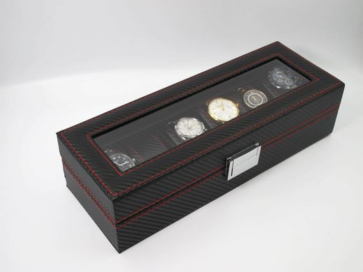 Шкатулка для зберігання годинників Craft 6PU.CRB.RD
