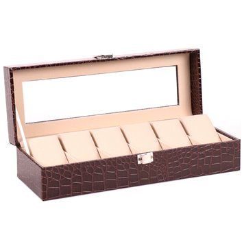 Шкатулка для хранения часов Craft 6PU.CROC.BR