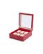 Скринька для зберігання годинників WOLF Palermo 6 PC Watch Box Red