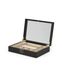 Скринька для зберігання прикрас WOLF Palermo Medium Jewelry Box Black Anthracite